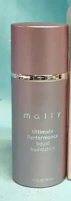 Mally ULTIMATE PERFORMANCE LIQUID FOUNDATION Makeup TAN 1 Oz New No Box RARE!!! • $6.91