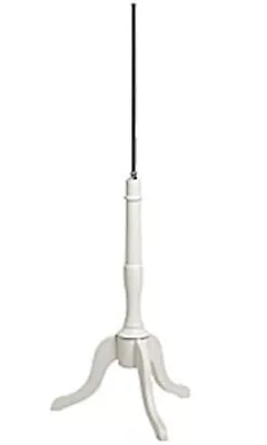 $41.95 • Buy White Wood & Metal Tripod Dressmaker Form Base Seamstress  34 1/2  Tall
