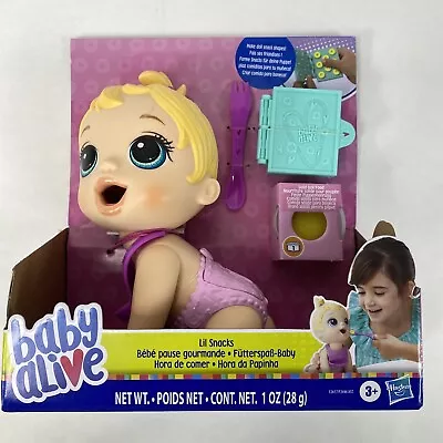 Baby Alive Lil Snacks Doll (Blonde Hair) • $15