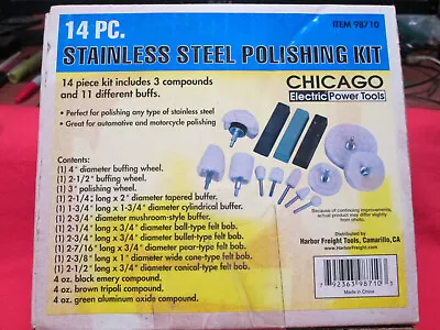 14 Pc. Stainless Steel Polishing Kit • $8.99
