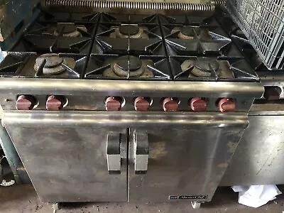 £450 • Buy Commercial 6 Burner Gas Cooker Oven