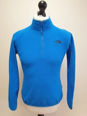 £22.49 • Buy B384 Womens The North Face Blue 1/4 Zip Fleece Base Layer Uk M Eu 38