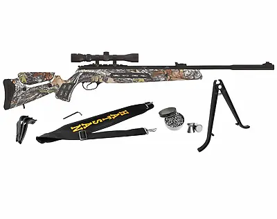 Hatsan MOD 125 Sniper Camo Vortex QE .22 Caliber Air Rifle With Pellets Bundle • $349