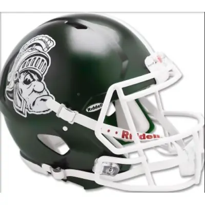 MICHIGAN STATE SPARTANS MSU NCAA Riddell SPEED Full Size Replica Football Helmet • $129.99