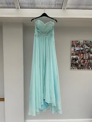£120 • Buy Baby Blue/Mint Green Prom/Ball Gown Dress With Sweetheart Neckline