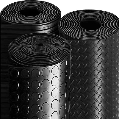 Rubber Sheet Garage Flooring Van Camper Matting Sheeting 1.2M WIDTH X 3MM THICK • £18.04