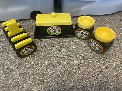 Marmite Collectables Butter Dish Roast Rack Egg Cups • £4.99