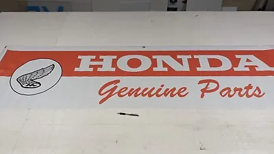 Vintage Style Honda Genuine Parts Banner Sign Pennant Flag Wing • $59