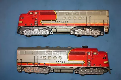 Marx #21 Santa Fe E-7 Tin Litho Diesel Locomotive AA Units. Runs Well • $99.95