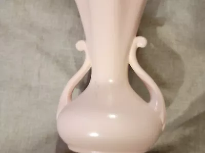 Vintage Pink RED WING # 505 Double Handled 7 1/2  Vase Made In USA • $35.99