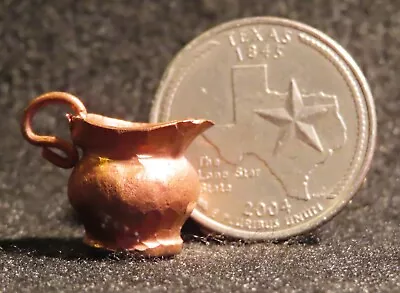 $5.50 • Buy Hand Made Copper Pitcher Large 1:12 Mexican Kitchen Doll Miniature #MC705(2)