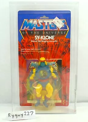 MOTU Sy-Klone AFA 80 Graded Masters Of The Universe MOC He Man Sealed • $475