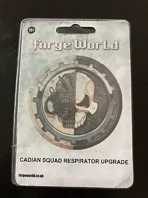 $195 • Buy Warhammer 40k Imperial Guard Army ForgeWorld Cadian Squad Respirator Upgrade Kit