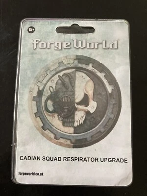 $195 • Buy Warhammer 40k Imperial Guard Army ForgeWorld Cadian Squad Respirator Upgrade Kit
