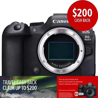 Canon EOS R6 Mark II (BODY) Mirrorless Camera • $3698.85