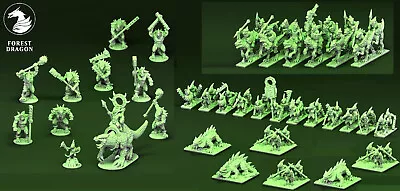 10mm Lizardman Lizardmen Warmaster Expansion Force Minihammer Army • £20