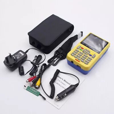 3.5 Inch LCD V8 Finder Meter DVB-S/S2 Digital Satfinder V-71 HD MPEG-2 MPEG-4 AU • $116.05