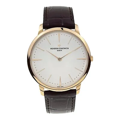 Vacheron Constantin Patrimony 18k Rose Gold 40mm Manual Wind Men’s Watch 81180/1 • $12500