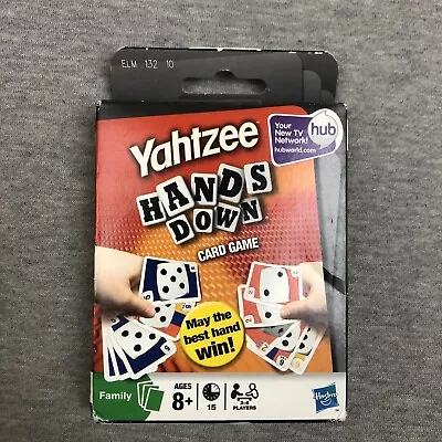 New Hasbro Yahtzee Hands Down Card Game Game Complete SEALED  • $6.39