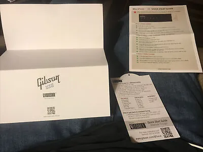 $14.95 • Buy Gibson G Force Instructions Case Candy Les Paul SG Explorer Flying V