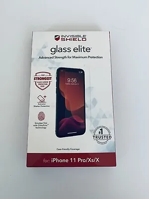 ZAGG InvisibleShield Glass Elite Protector Apple IPhone 11 Pro /XS/ X Y5 • $13.75