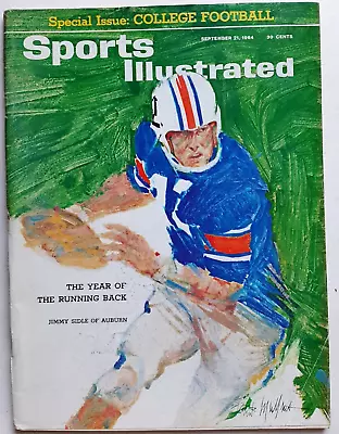 1964 NEWSSTAND AUBURN TIGERS JIMMY SIDLE COLLEGE FOOTBALL NL Sports Illustrated • $39.95