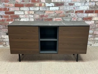 Heals Massa Sideboard Bronze Ceramic Top Walnut (RRP £1995) • £995