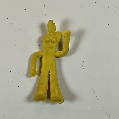 Vintage Yellow Gumby Gumball Charm Vintage Miniature Y1 • $4.96