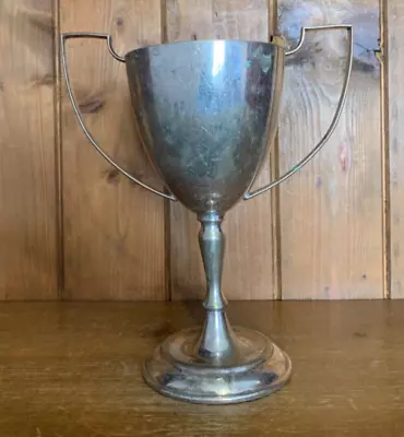 Medium NOT ENGRAVED Vintage Silver Plate Trophy Loving Cup Trophies Trophy • $43.55