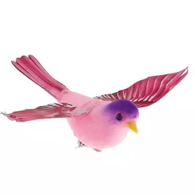 Colorful Decorative Birds Artificial Foam Feather Tiny Birds Craft DIY Wedding • £5.30