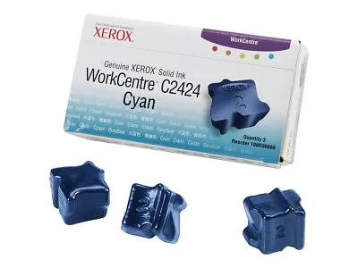 Xerox WorkCentre C2424 Genuine Xerox - Solid Inks - 3 X Cyan - 3400 Pages • £100.70