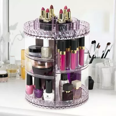 Sorbus Rotating Makeup Organizer  Rotating Adjustable Carousel Storage 9 X11  • $30.85