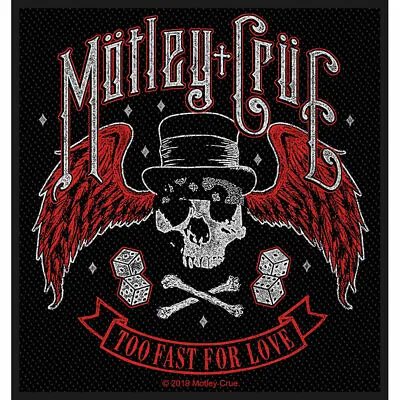 Motley Crue - Too Fast For Love - Woven Patch - Brand New - Sp3108 • $7.50