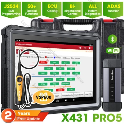$1349 • Buy 2023 LAUNCH X431 PRO 5 PAD V Car Diagnostic Scanner J2534 Programming Key Coding