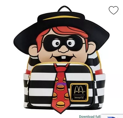 Loungefly McDonald's Hamburglar Cosplay Mini Backpack Box Lunch • $100