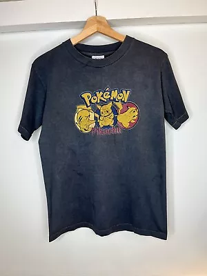Vintage 90s Pokemon Pikachu Bootleg Anime Cartoon Graphic T Shirt • $18.99