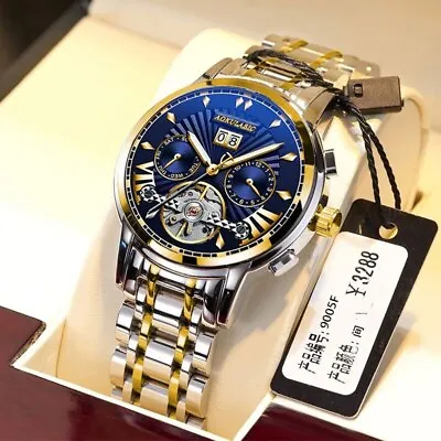 New Automatic Mechanical Watch Men's Watch Hollow Fashion Watch • £58.55