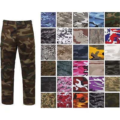 Rothco BDU Pants Camouflage Tactical Uniform 6-Pocket Cargo Military Fatigues • $39.99