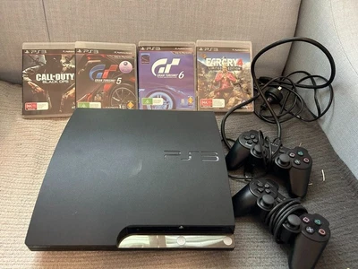 $99 • Buy  Playstation 3 PS3 Console & Games - Far Cry 4,Gran Turismo 6 & 5, Call Of Duty 