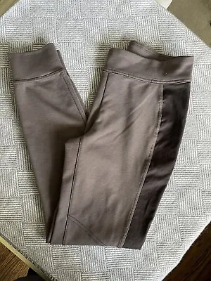 Free People Paneled Knit Riding Leggings Size Small Brown • $10