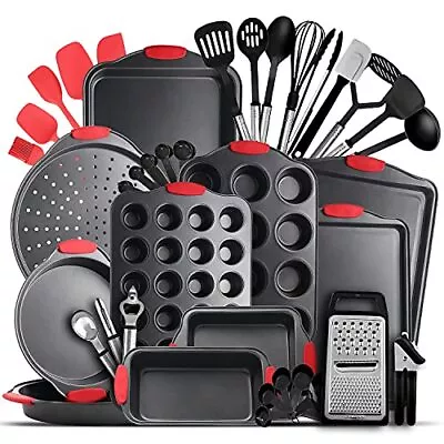 Nonstick Bakeware Sets With Baking Pans Set 39 Piece Baking Set With Muffin Pan  • $92.33