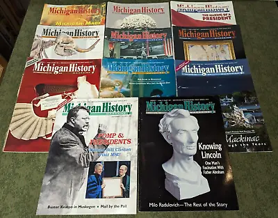 Michigan History Magazines ~ Great Articles 1995 1996 1997 Lot Bundle Set • $29.99