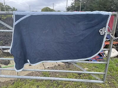 £20.99 • Buy REDUCED Italian Made Top Quality 5’3” Thick Cotton Waffle Cooler Travel  Rug.