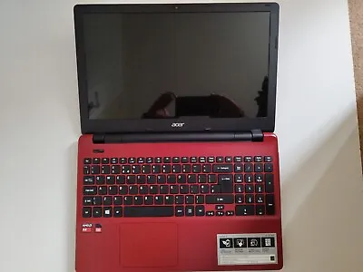 RED 15.6  Acer Aspire  1.8ghz Radeon 8GB Ram 1000GB HDD (BLANK SCREEN ISSUE) • £179.99