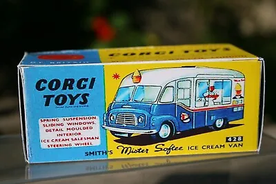 Corgi Toys Mister Softee Smiths Ice Cream Van Reproduction Box ONLY 428 • $6.78