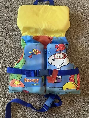 Stearns Vintage Child Life Jacket Snoopy • $25