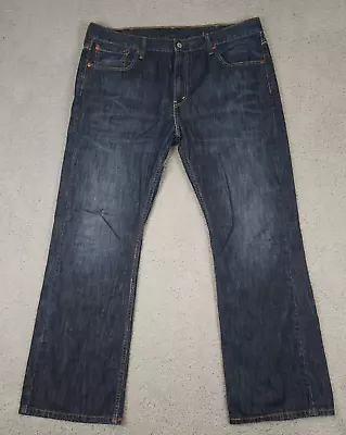 Levis 527 Jeans Mens 38x30 Blue Boot Cut Dark Wash Straight Leg 38x30 • $24.99