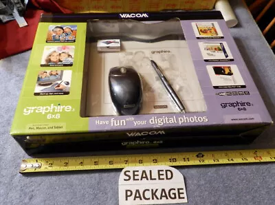 Wacom CTE630SA  Graphire3 USB Tablet 6x8 (CTE-630SA) Sealed Box Vintage 2004 • $145.32