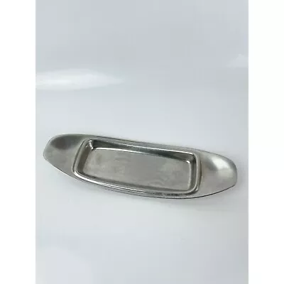 Vintage MCM Stainless Steel Butter Dish Tray • $10