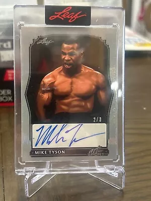 2023 Leaf Art Of Sport Mike Tyson Auto Autograph 2/3!!! • $100.99